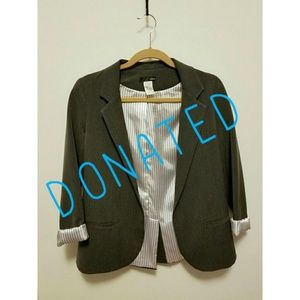DONATED - Aqua Open Blazer - not for sale